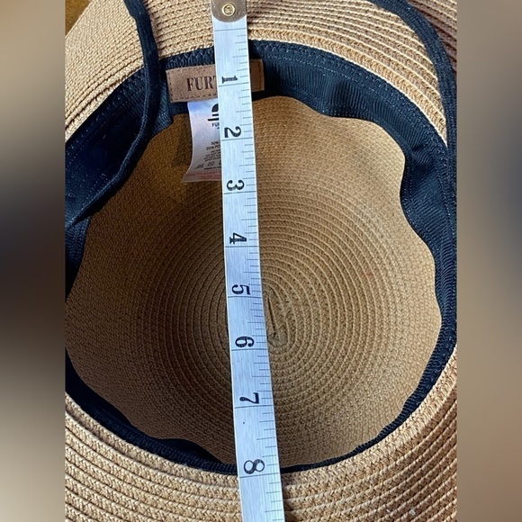 Furtalk Paper Blend Wide Brim Sun Hat Women's Medium - Picture 7 of 11